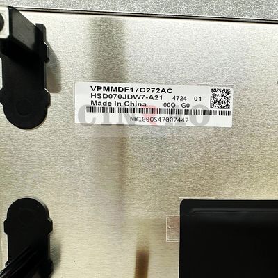 7 дюймовый 800*480 ЖК-дисплей HSD070JDW7-A21 Автоэкранная панель WLED LVDS GPS навигация