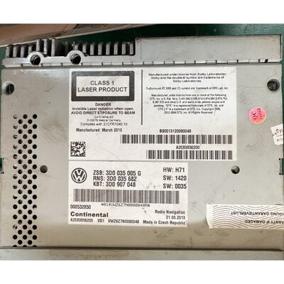 Радио навигации автомобиля для Volkswagen Phaeton RNS810 Стереоплеер VW RNS 810 GPS Audio